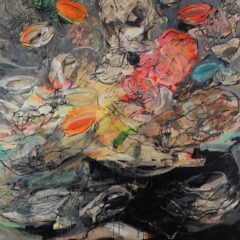 Konflikte, Acryl auf Leinwand - 150 x 140 cm - 2023