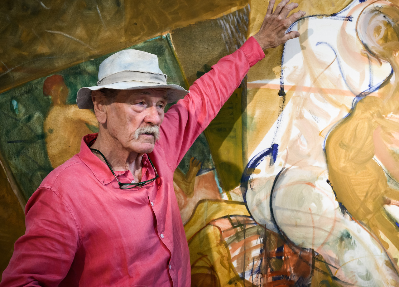 Ausstellungsrundgang mit Gerald Brettschuh